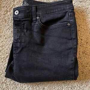 St. John’s Bay Straight Leg Black Denim Jeans Size 12